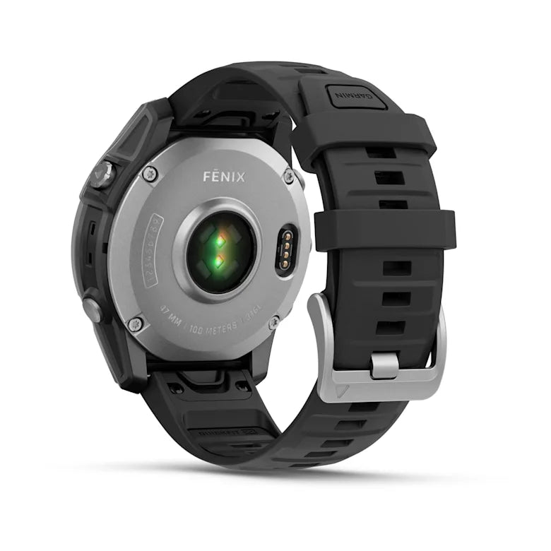 Garmin fēnix E 47 mm AMOLED Stainless Steel/Black, ecrã de métricas de treino.