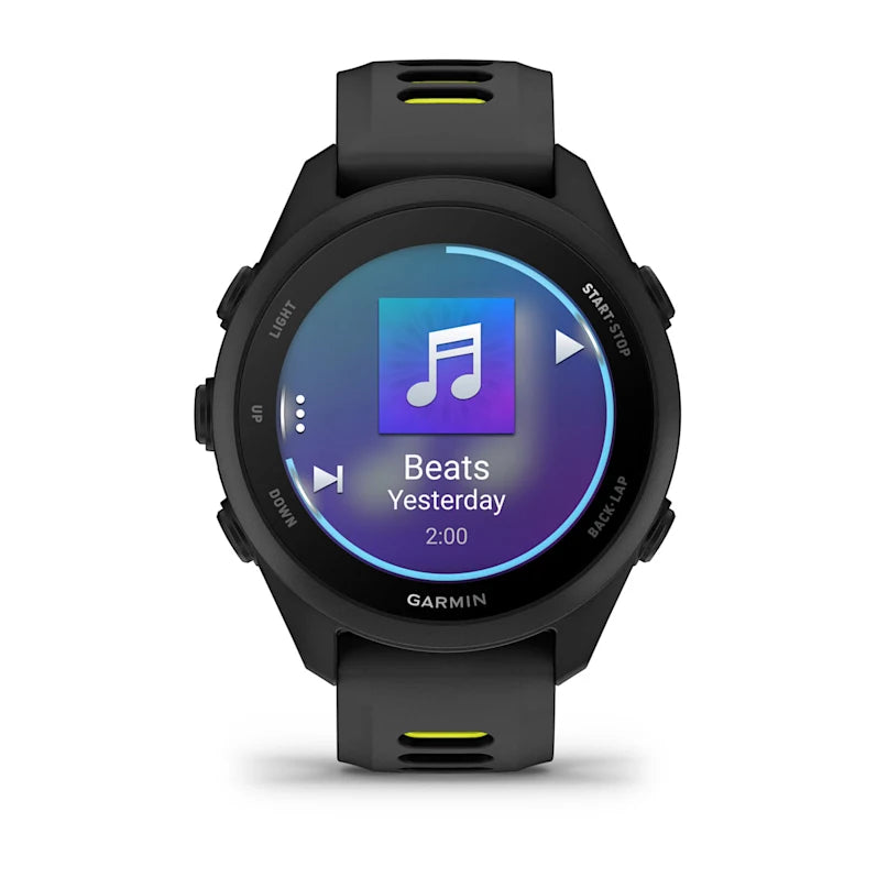 Garmin Forerunner 170 Music Black/Amp Yellow, no pulso durante uma corrida