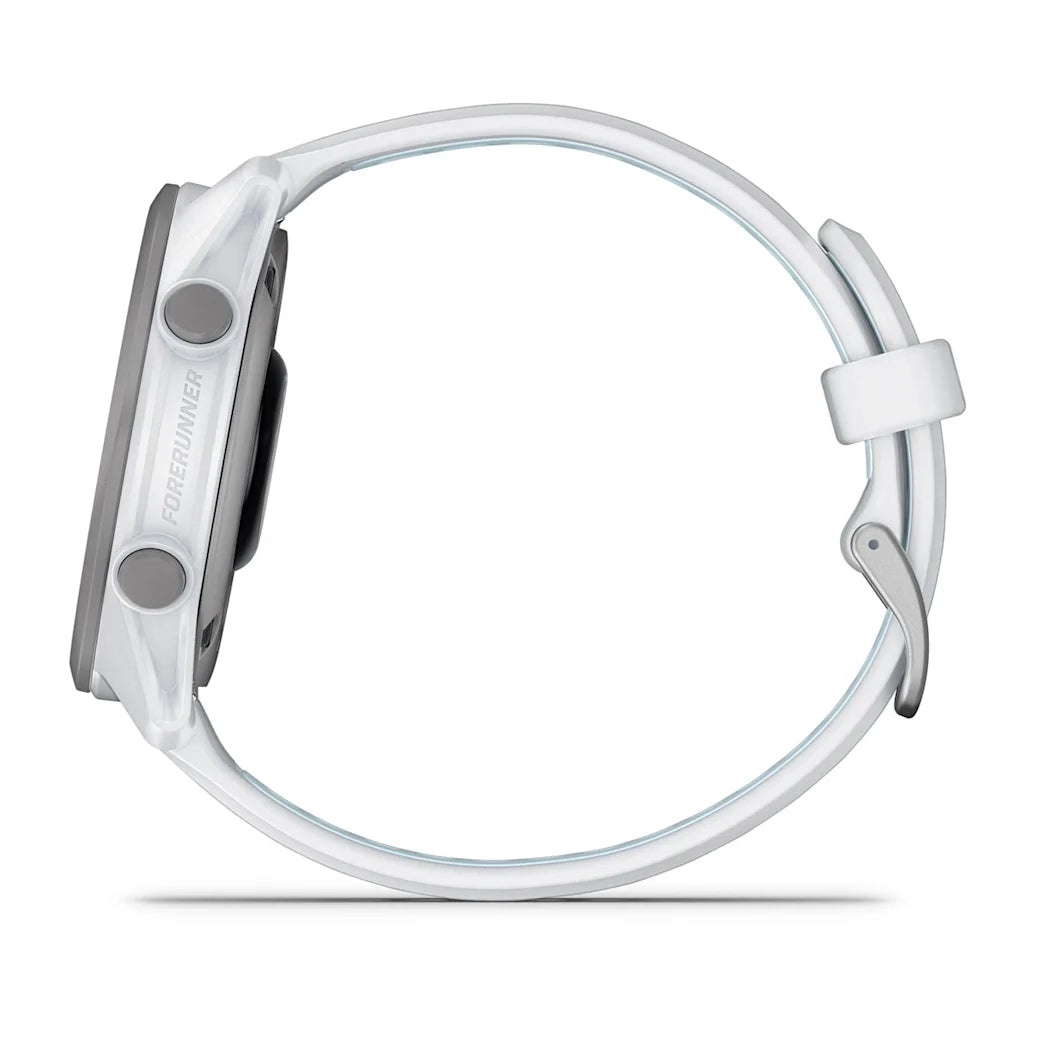 Garmin Forerunner 170 Music Whitestone/Cloud Blue, no pulso durante uma corrida