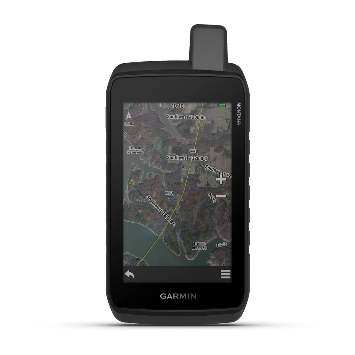 Garmin Montana 710, ecrã de mapa
