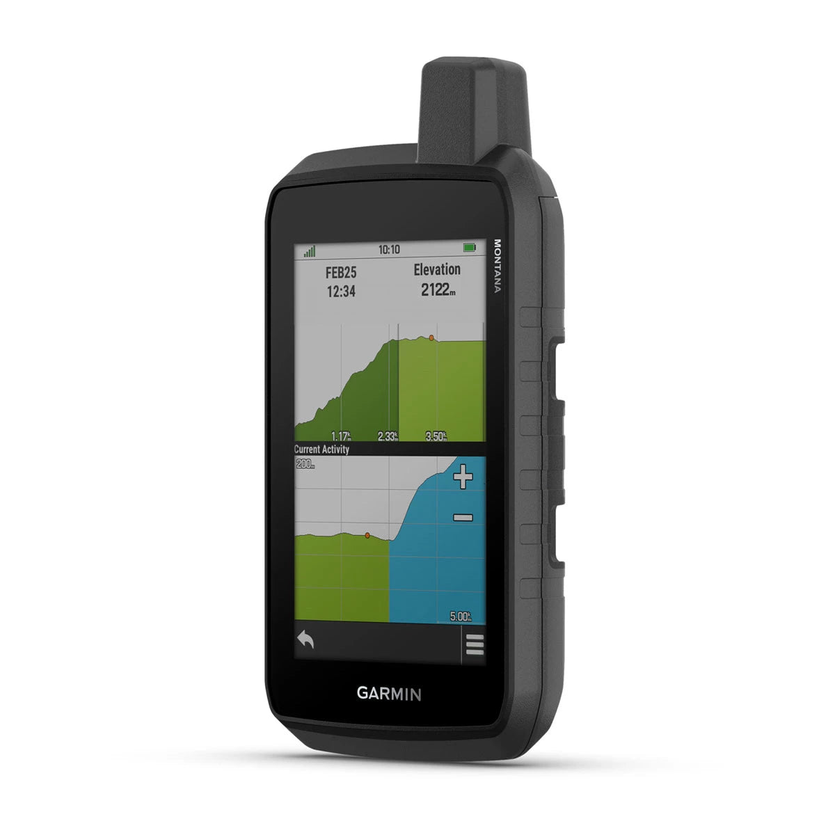 Garmin Montana 710, em uso num trilho