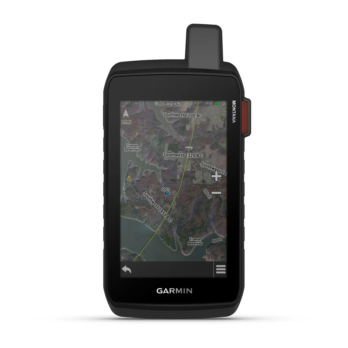 Garmin Montana 710i, vista lateral