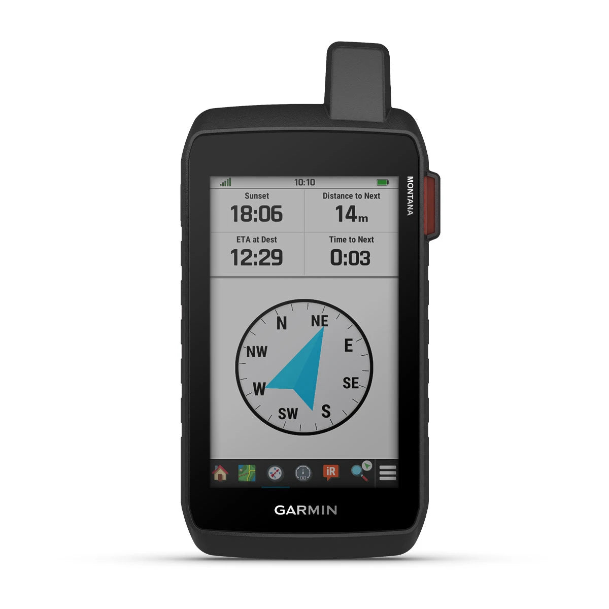 Garmin Montana 760i, ecrã de mapa